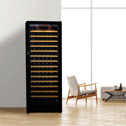 Wine cabinet installed in a living room or dining room