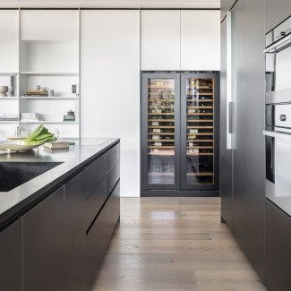 Built-in wine coolers for the kitchen