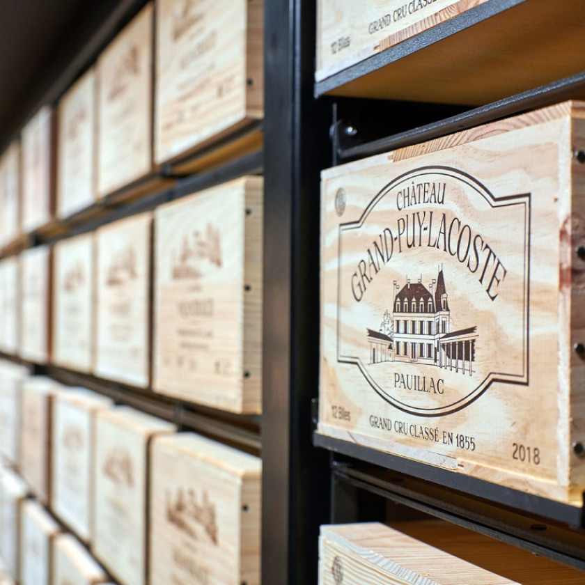 EuroCave Modulorack - Château Teyssier St Émilion - Photo Denis Lacharme - Design by Touton Architectes