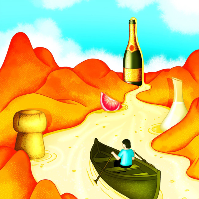 5 effervescent anecdotes by Seika Hosokawa, Japan & France - Illustration Romane Laurière