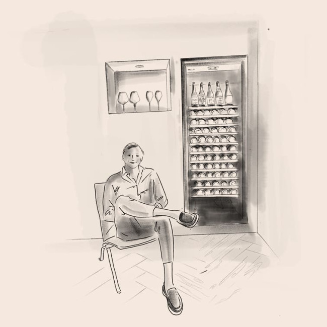 In Oskar Thuis’s wine cellar, aka @dandywithwine, 's-Hertogenbosch, Netherlands